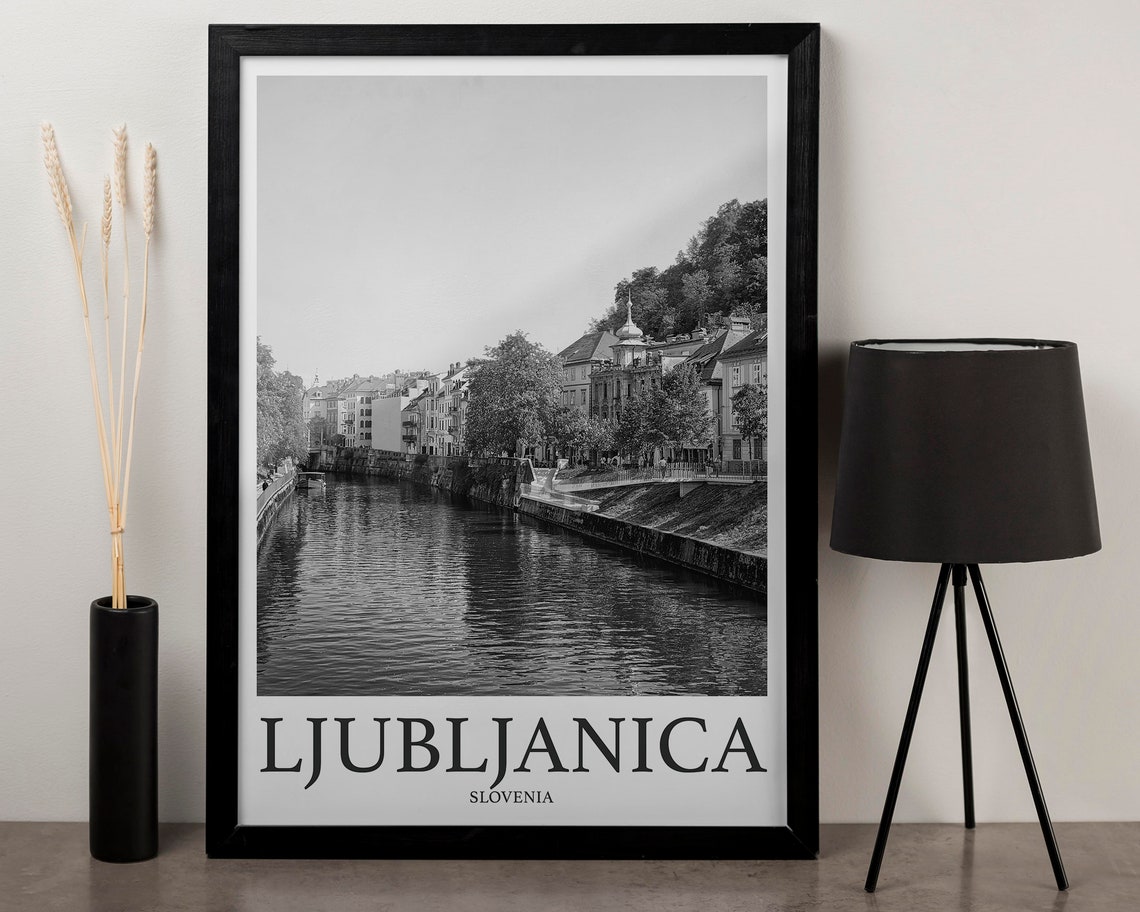 Ljubljana Photo Print Of Ljubljana Slovenia Travel Photo Hanging Decor Photo Travel Art Gift For Travel Artwork Wall Art Framed Photo Travel - Image 3