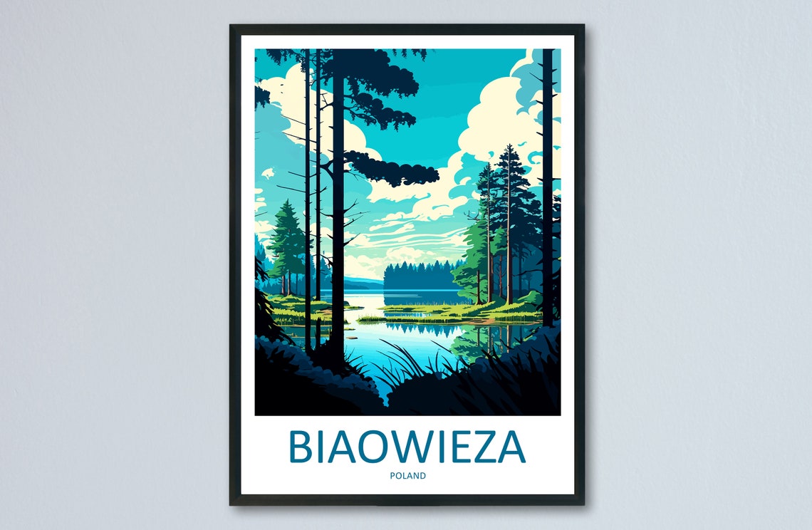 Biaowiea Travel Print Wall Art Biaowiea Wall Hanging Home Dcor Biaowiea Gift Art Lovers Poland Art Lover Gift Biaowiea Travel Art