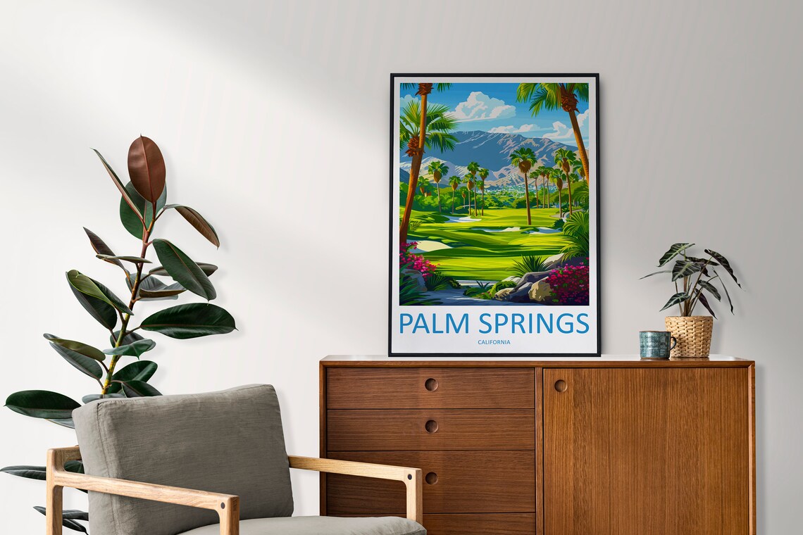 Palm Springs Travel Poster, California Art Print - Image 2