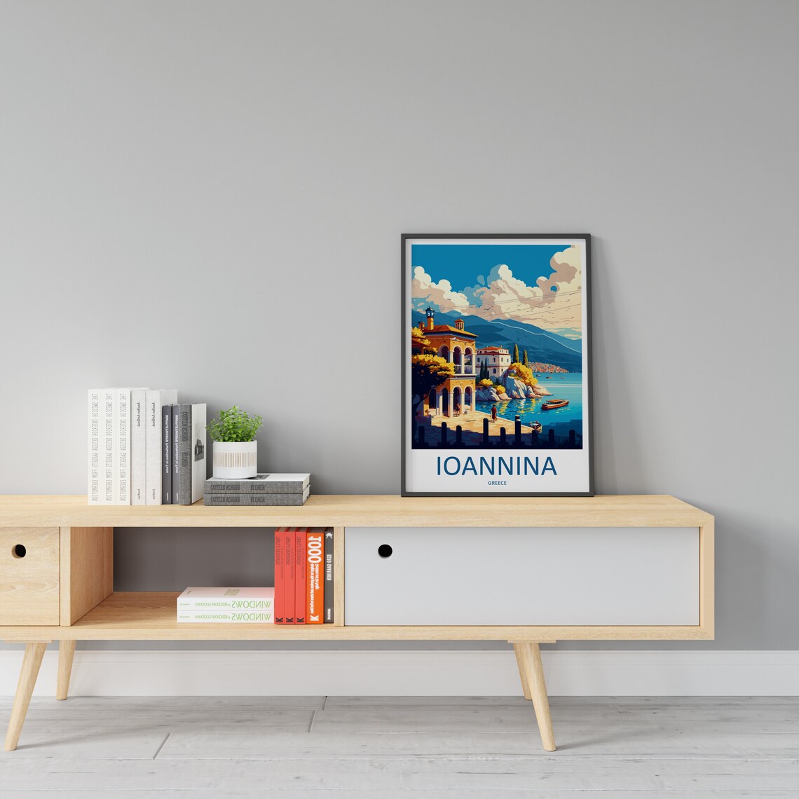 Ioannina Greece Travel Poster, European Wall Art - Image 2