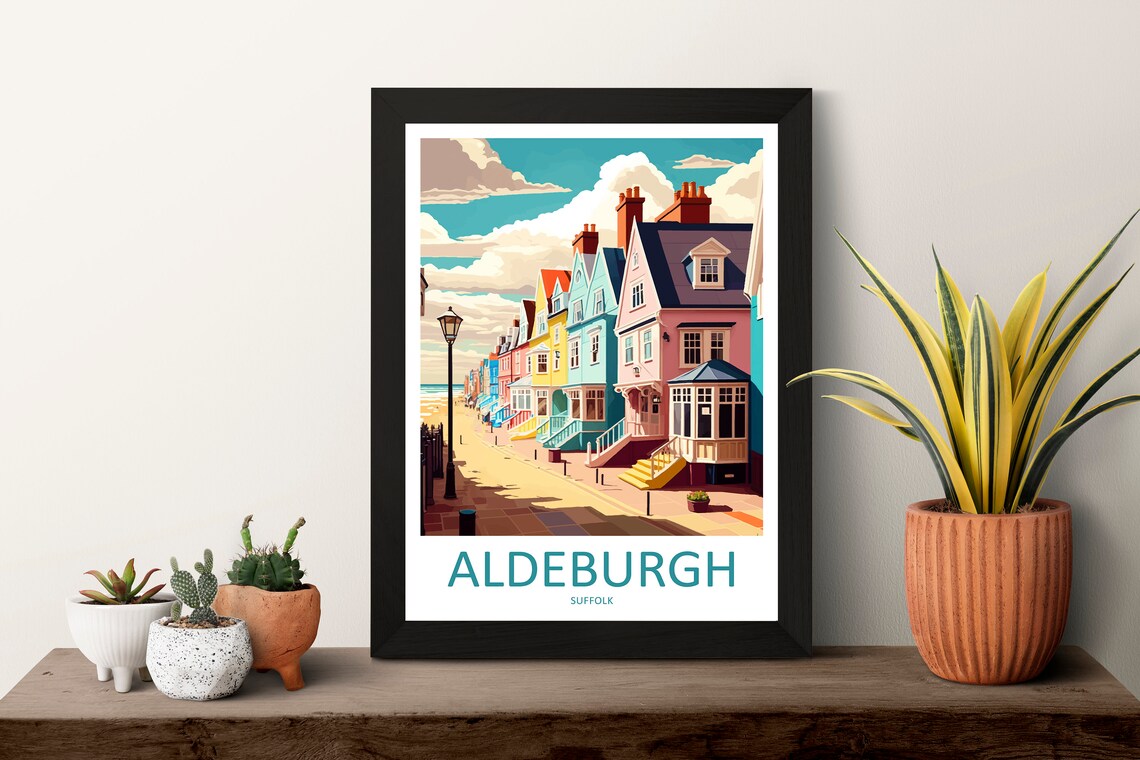 Aldeburgh Travel Poster, England Wall Decor - Image 3