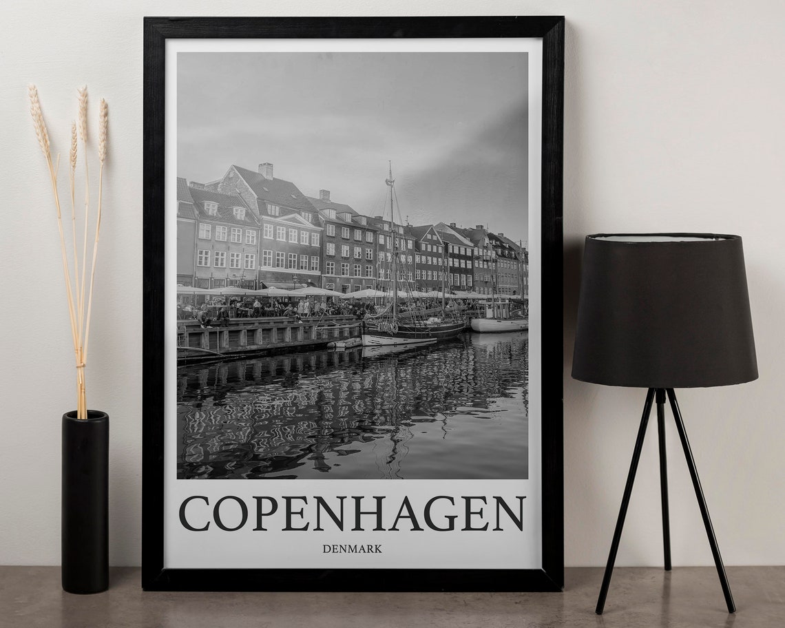 Copenhagen Photo Print Of Copenhagen Travel Photo Denmark Art Decor Photo Travel Art Gift For Travel Artwork Wall Art Framed Photo Print - Image 3