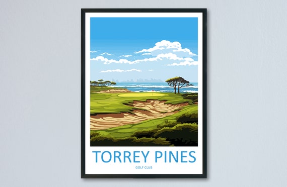 Torrey Pines Golf Course Travel Poster