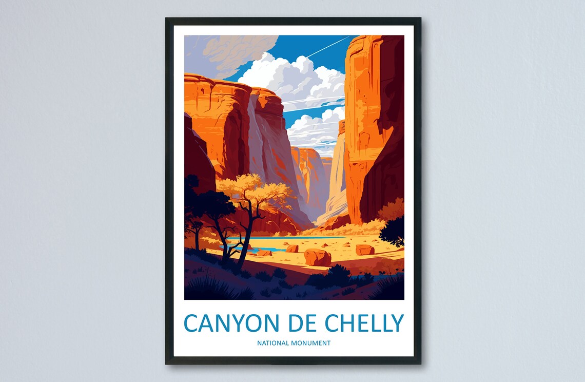 Canyon De Chelly National Monument Travel Poster