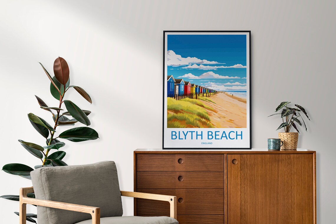 Blyth Travel Poster, England Place Print - Image 2
