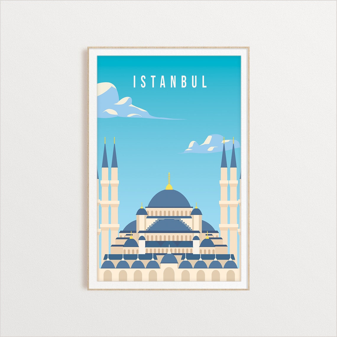 Istanbul City Poster City Art City Wall Art City Print City Poster City Print Travel Gift Travel Illustration - Image 2