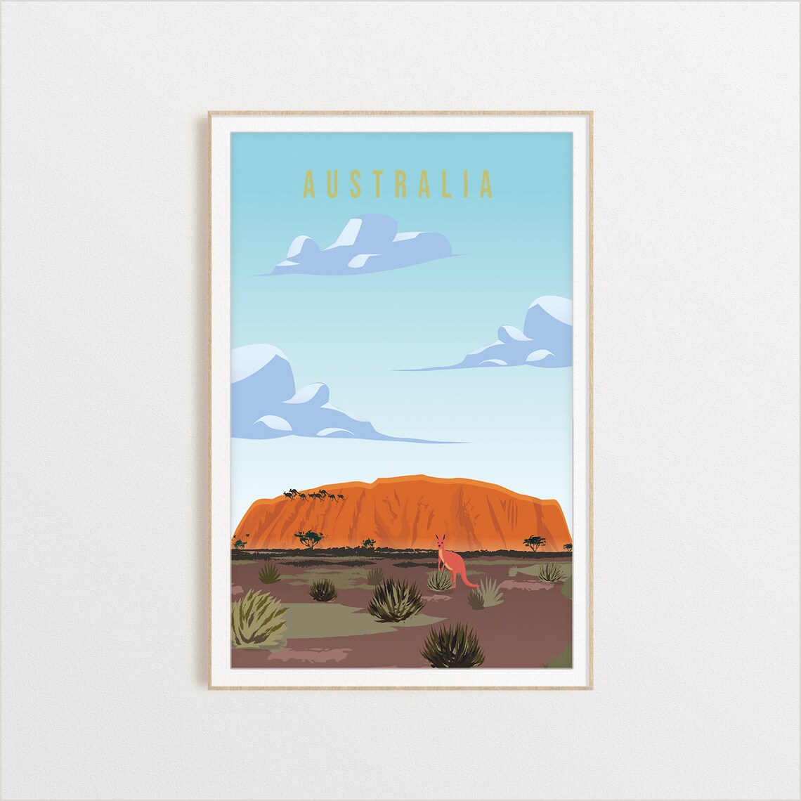 Australia Country Poster, Travel Art Print - Image 2