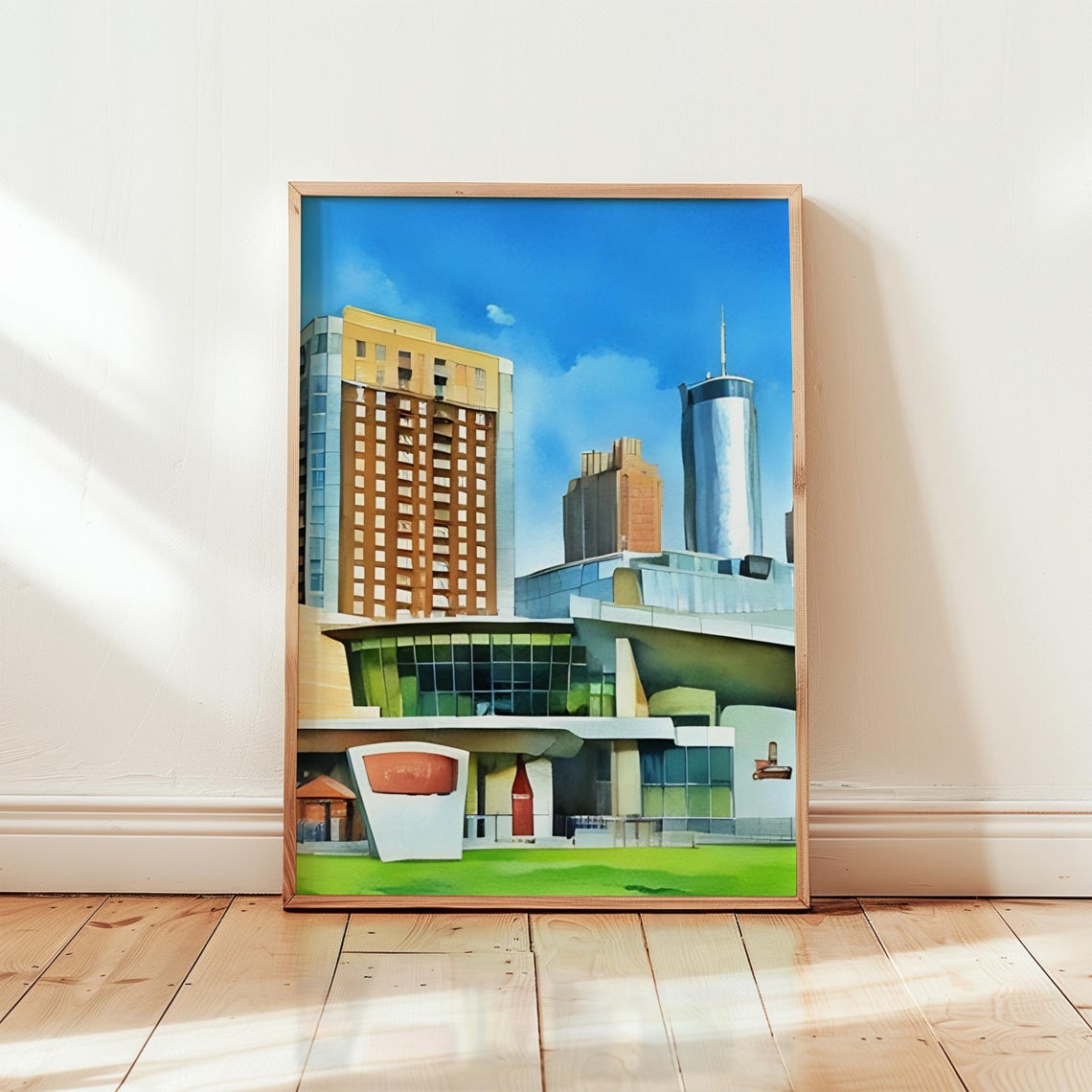 Atlanta Art Print Atlanta Wall Art Watercolor Art Painting Atlanta Gift Atlanta Poster Travel Poster Print Atlanta Artwork