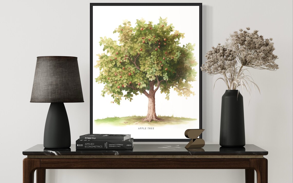 Apple Tree Art Print, Orchard Wall Decor - Image 2