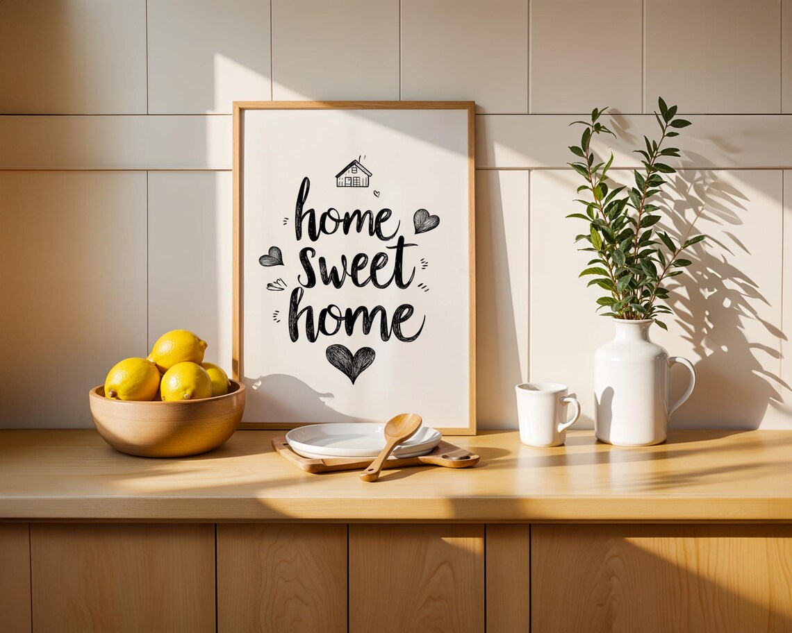 Home Sweet Home, Kitchen and Office Decor