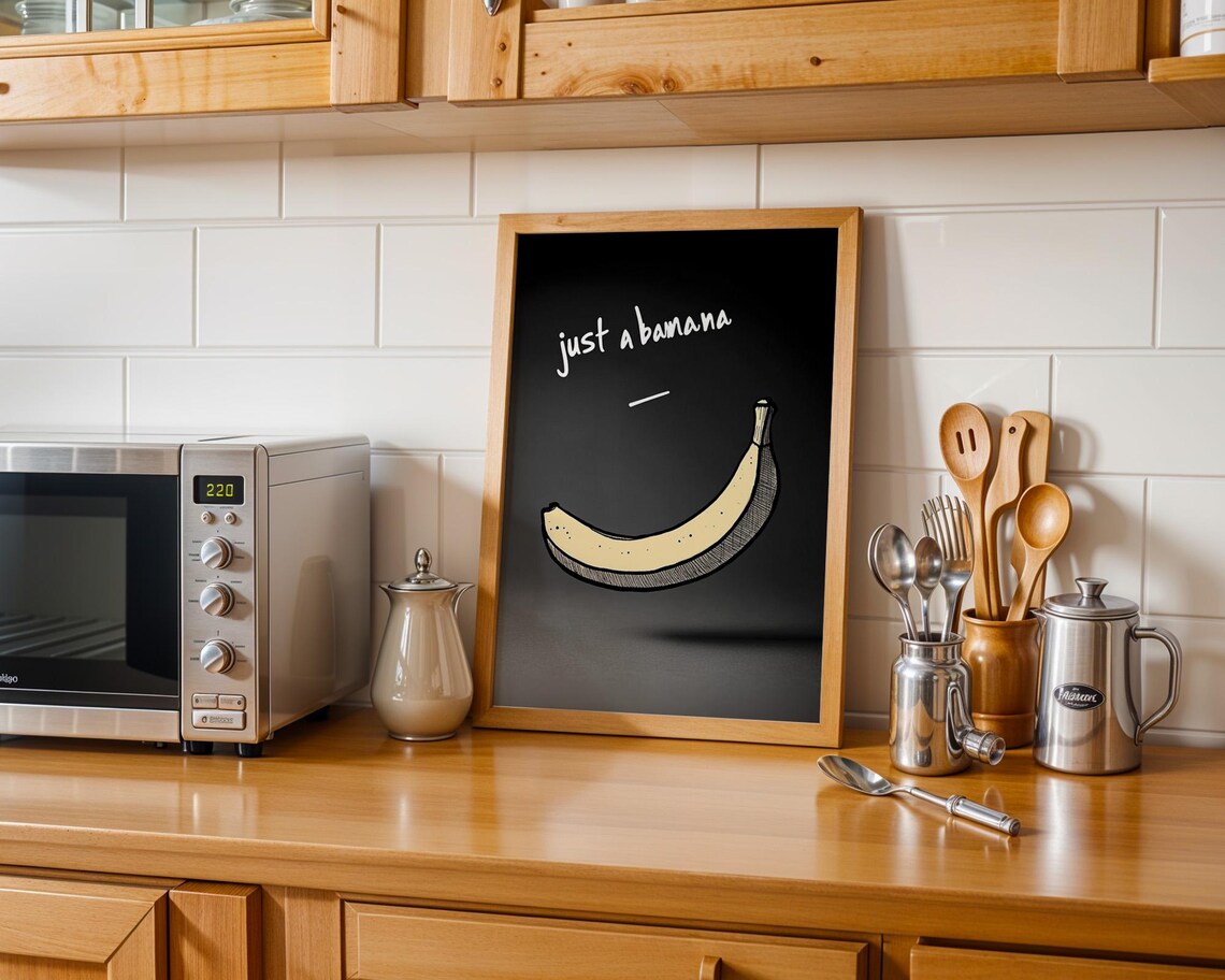 Just A Banana, Kitchen Office Room Decor