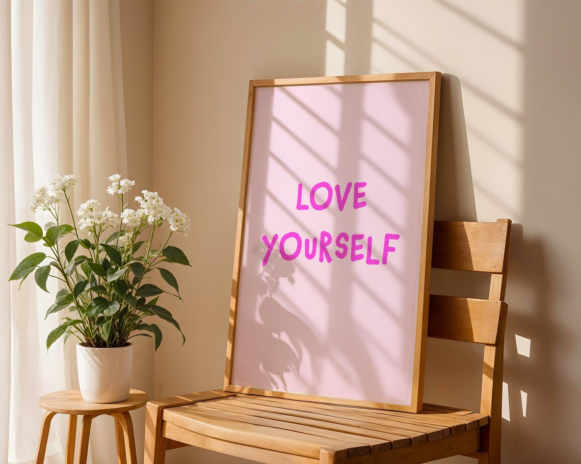 Love Yourself Uplifting Home, Kitchen, Office Decor - Image 4