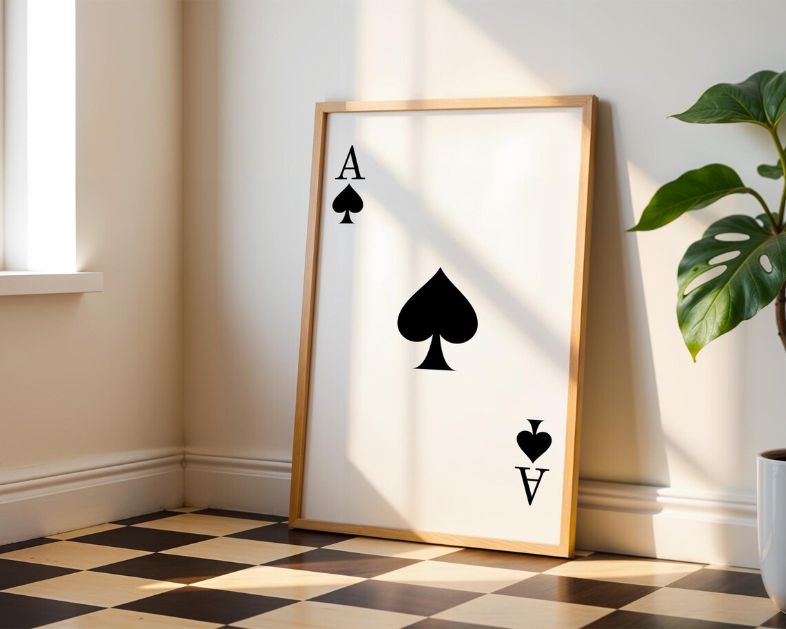 Ace Of Spades, Home Kitchen Office Decor - Image 3