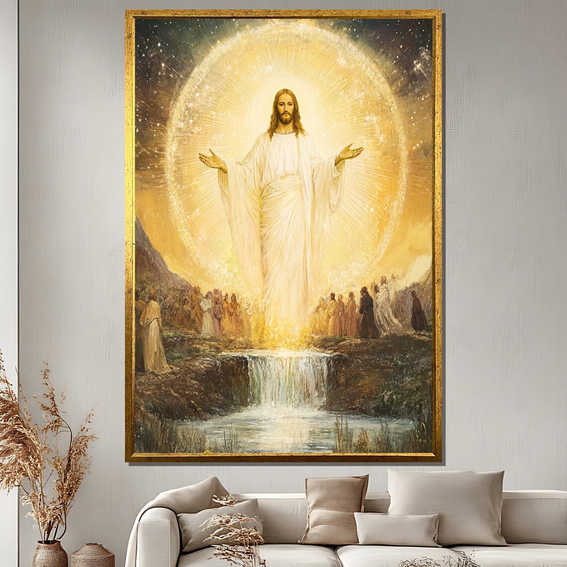 Jesus Ascending To Heaven, Christian Artwork