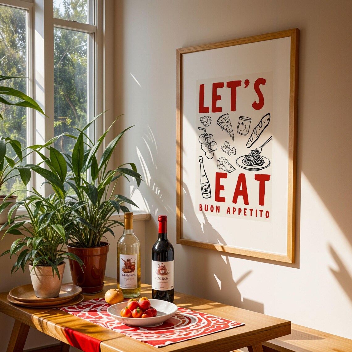 Italian Accent Home Decor, Kitchen Dining Sign - Image 3