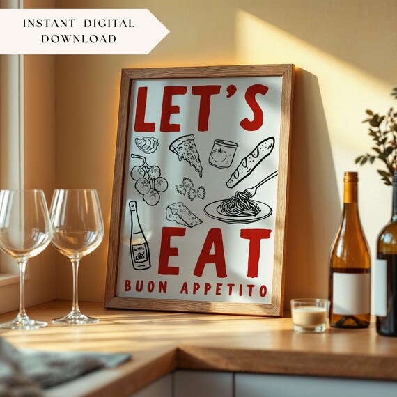 Italian Accent Home Decor, Kitchen Dining Sign