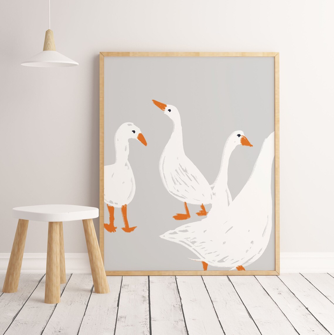 Ducklings Duckies Nursery Decor Art Print - Image 3
