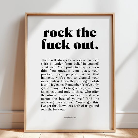 Rock the F
