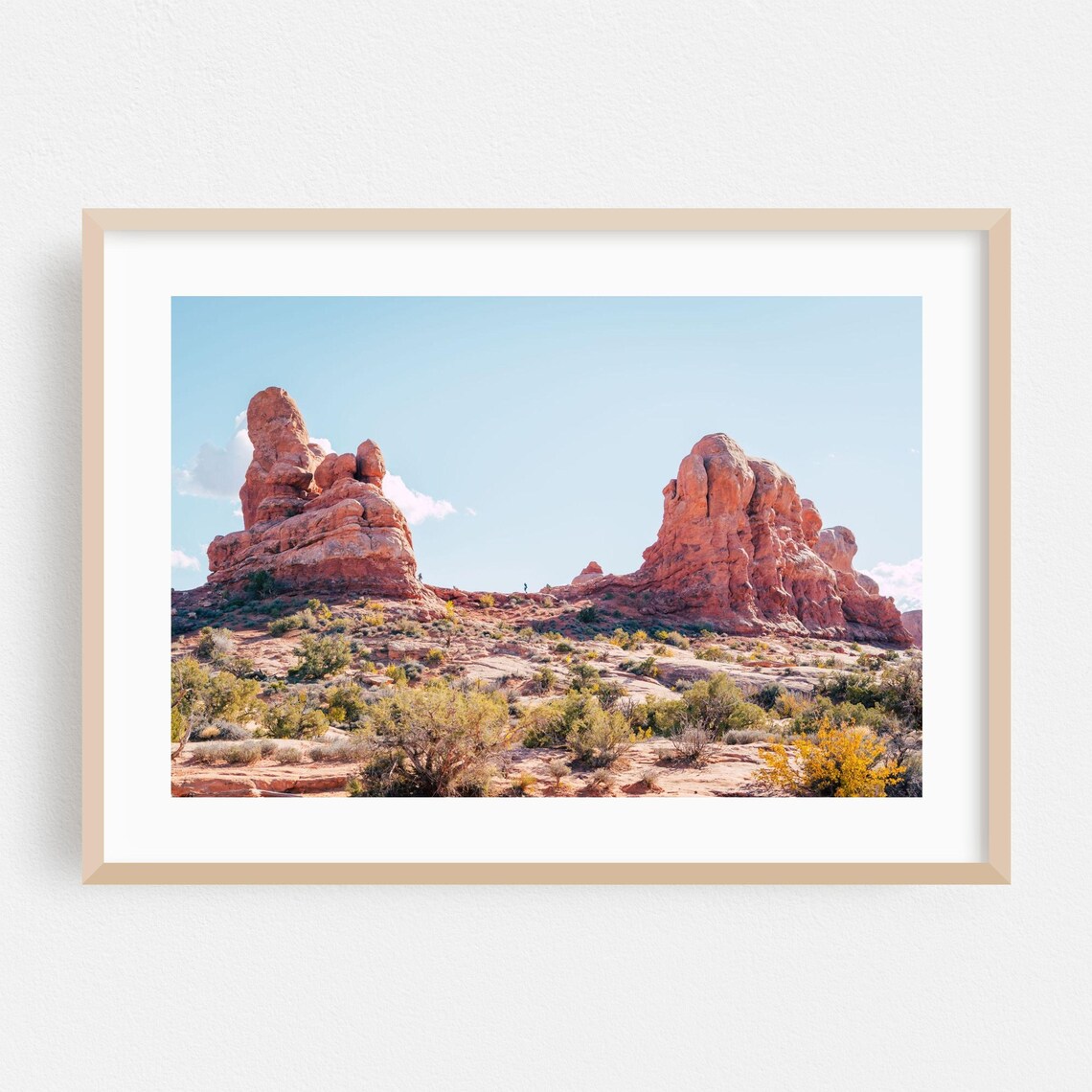 Utah Desert Red Rock Towers Sandstone Landscape Photography Print