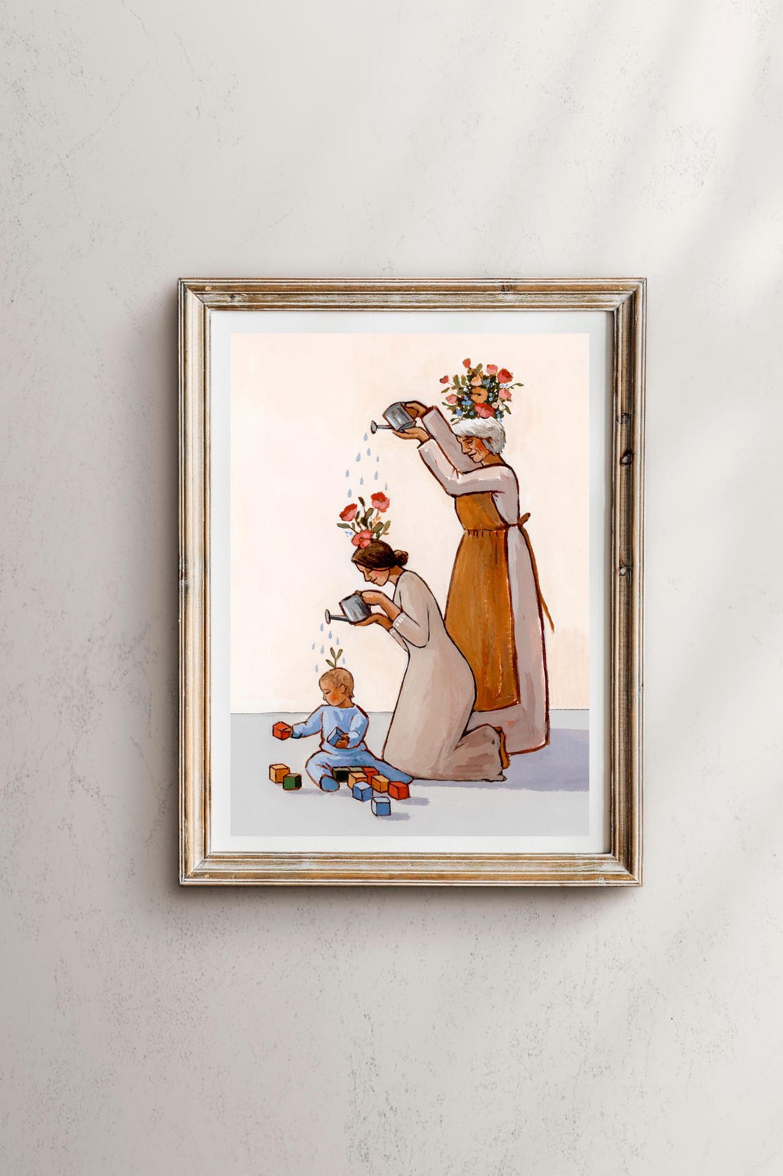 Generations Of Growth, Motherhood Nursery Art Print - Image 3