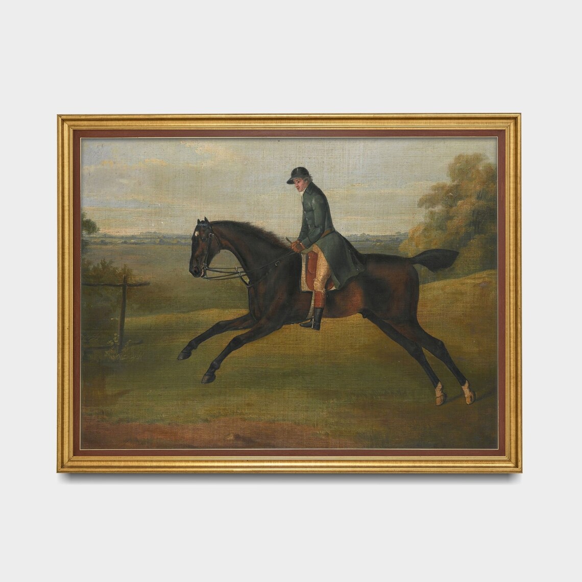 Printed And Shipped Vintage Horse Painting Poster - Image 3