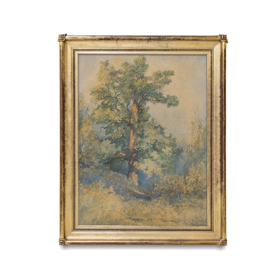 Vintage Forest Painting, Rustic Country Landscape Art Print - Image 3