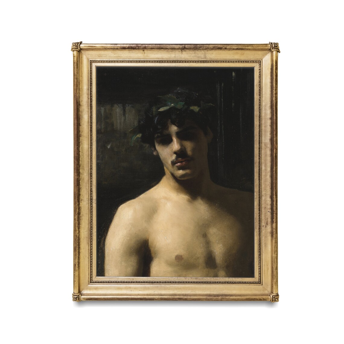 Vintage Gentleman Portrait, Dark Academia Poster Print - Image 2