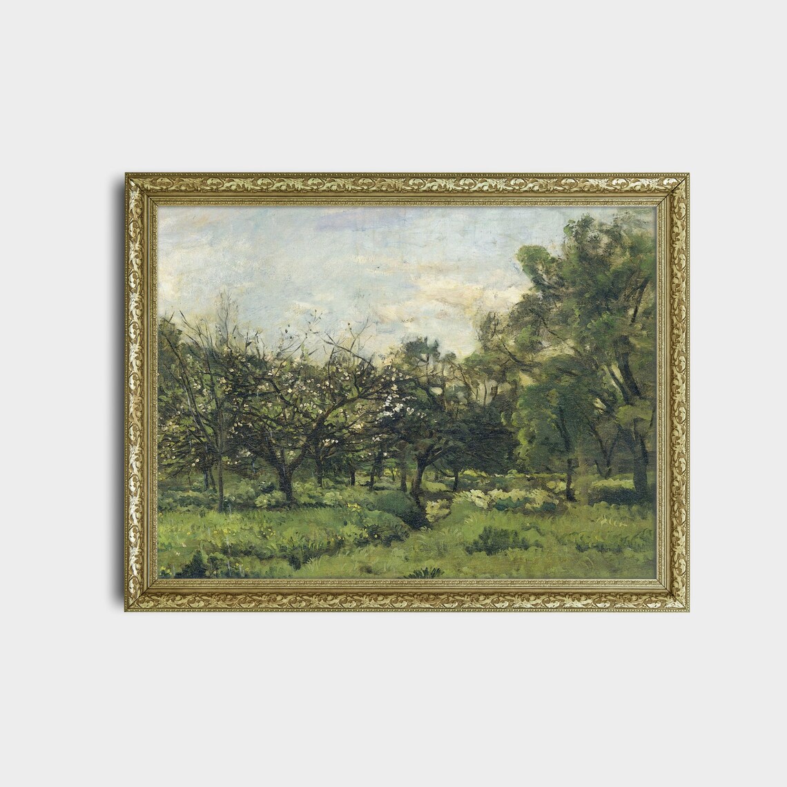 Vintage Forest Landscape Art Print, Farmhouse Decor - Image 2