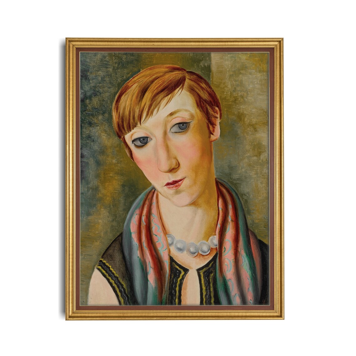 Vintage Young Boy Portrait Rustic Fine Art Print - Image 2