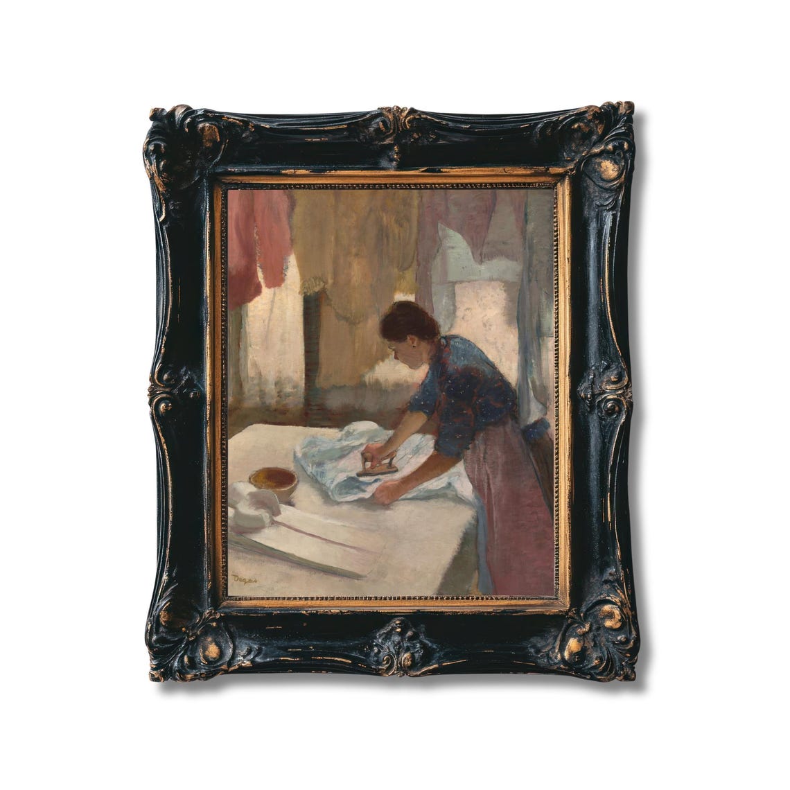 Edgar Degas Woman Ironing Laundress Impressionist Painting Poster - Image 5