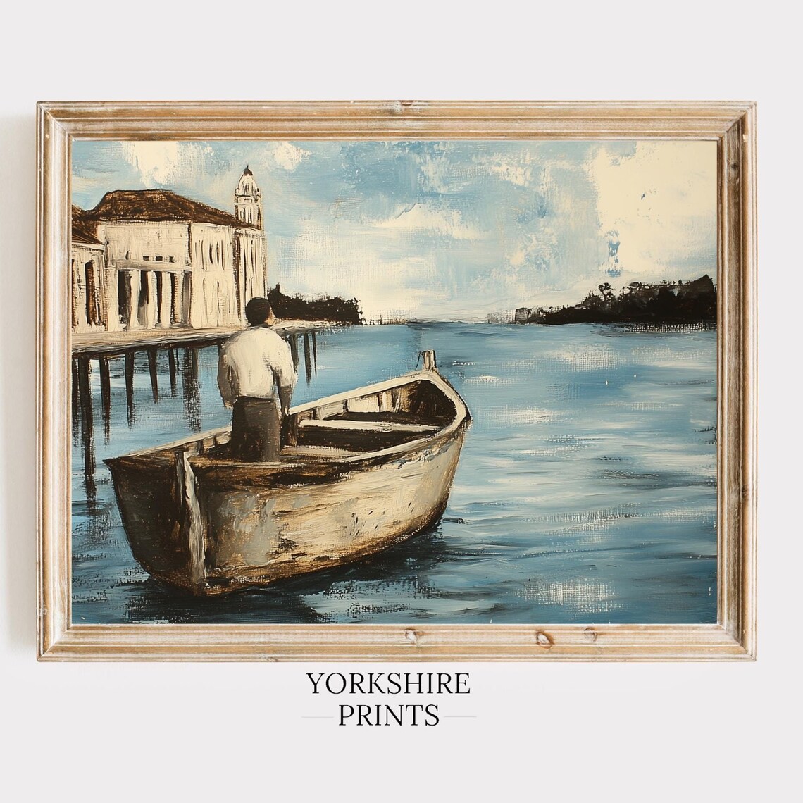Lake Sailboat Painting Nautical Neutral Wall Art Coastal Neutral Vintage Sailboat Beach Print Lake House Wall Art Lake Art