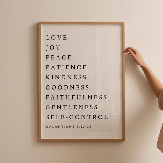 Galatians 5:22-23 Fruit of the Spirit, Scripture