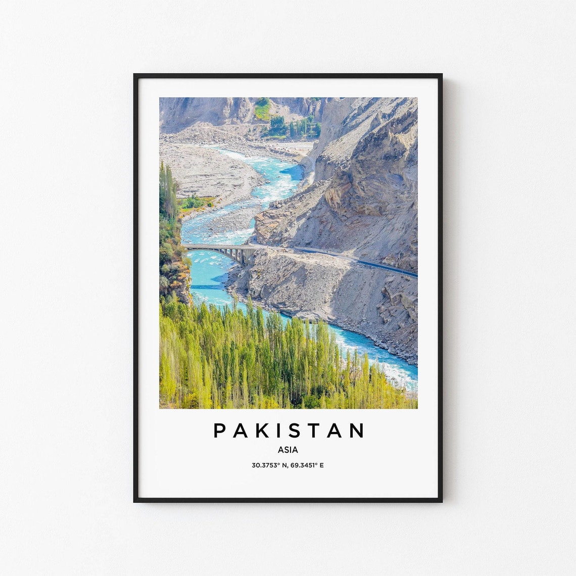 Pakistan Art Pakistan Print Pakistan Poster Pakistan Art Pakistan Photo Pakistan Map Pakistan Painting Pakistan Travel
