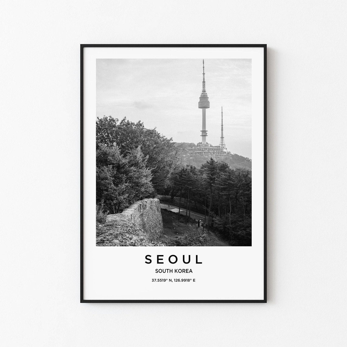 Seoul Art Seoul Print Seoul Poster Seoul Art Seoul Photo Seoul Map Seoul Painting Seoul Travel