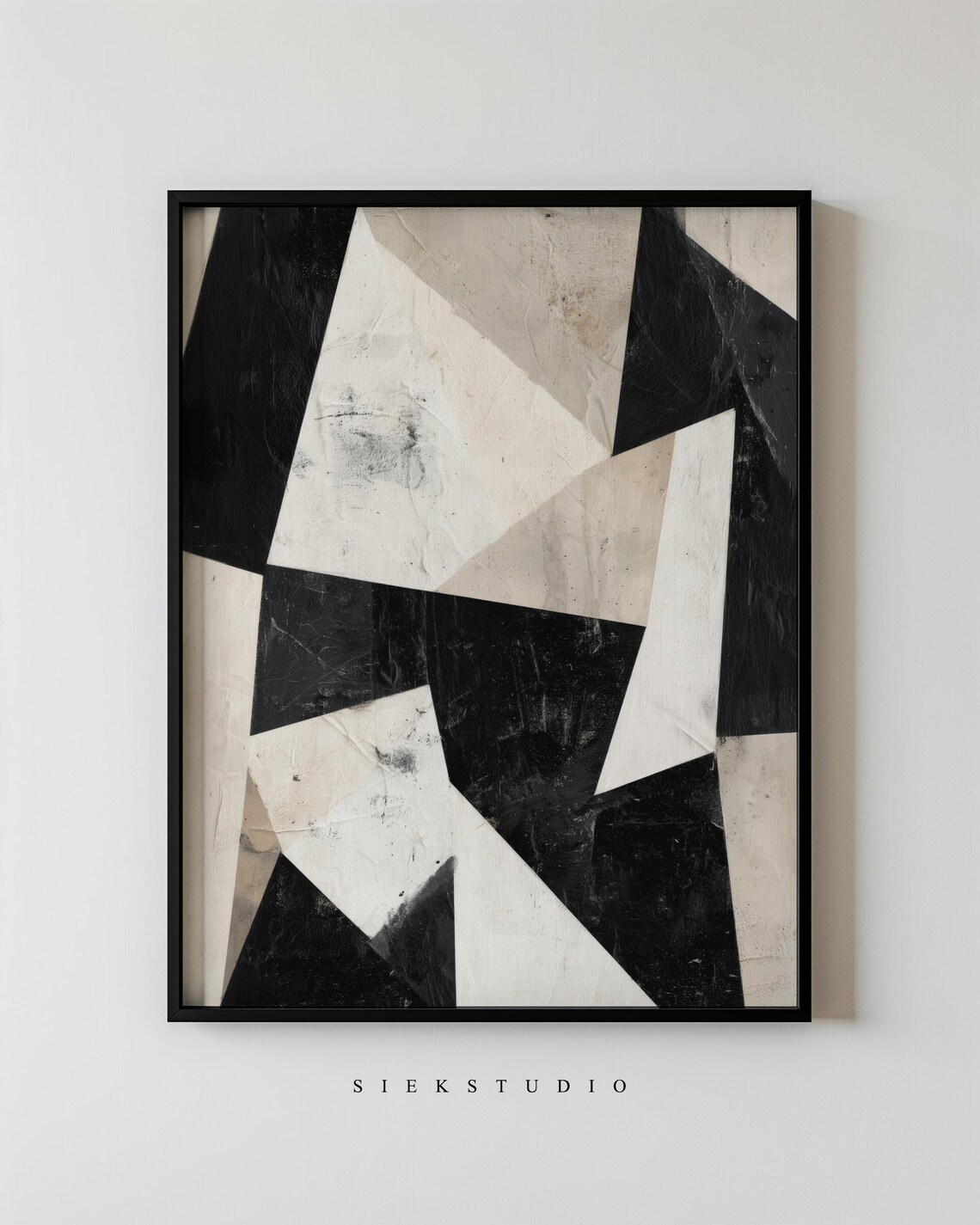 Abstract Geometric Shapes, Minimalist Art Print