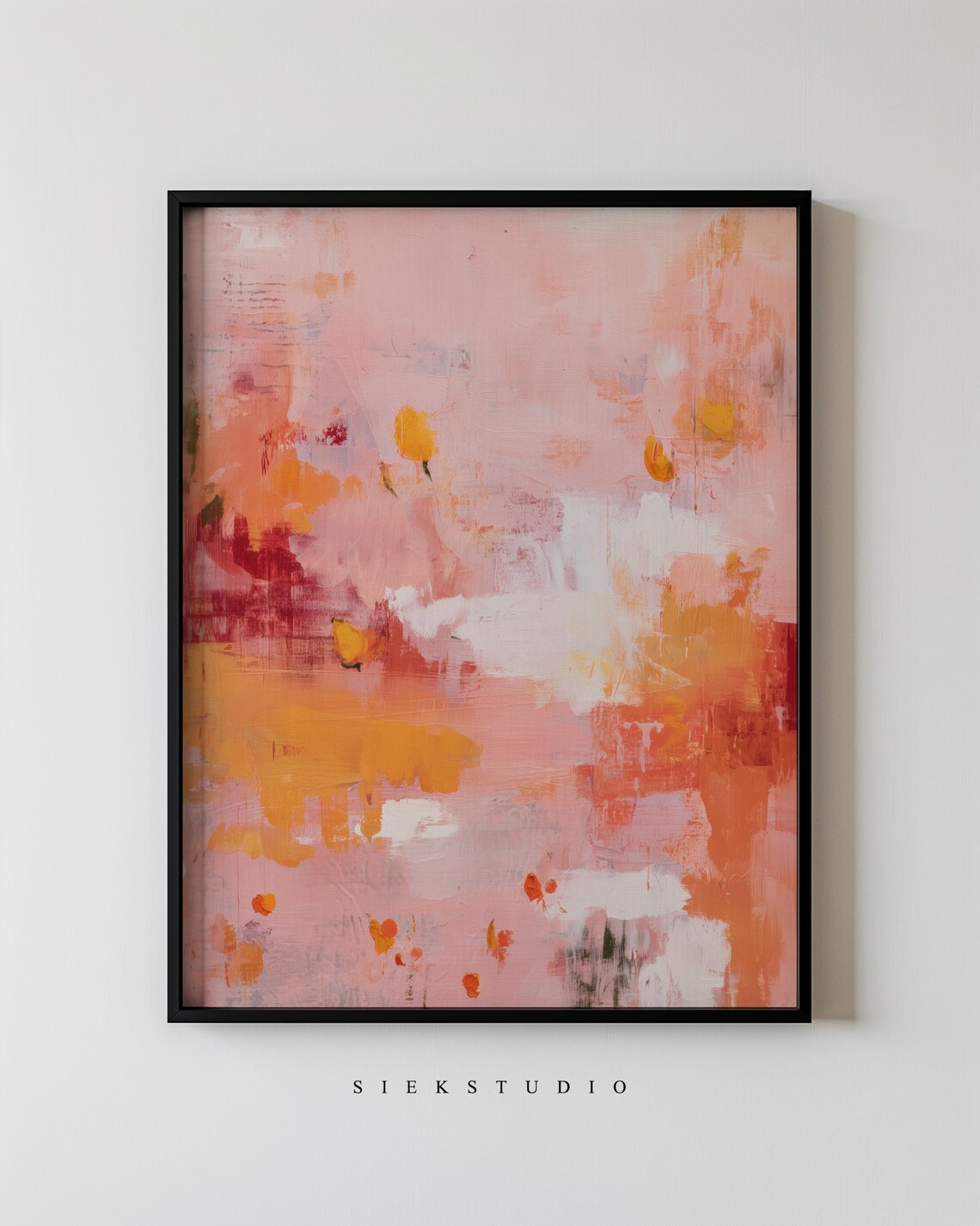 Abstract Minimalist Expressionist Painting, Art Print