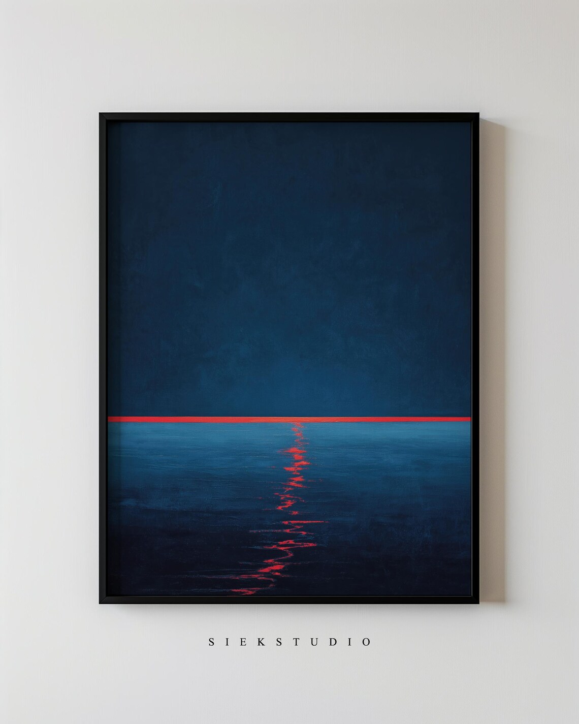 Modern Abstract Landscape Minimalist Horizon Art Print