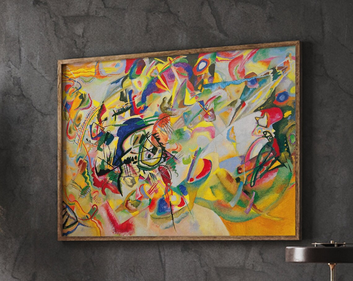 Wassily Kandinsky Composition VII 1913 Abstract Expressionist Art Poster