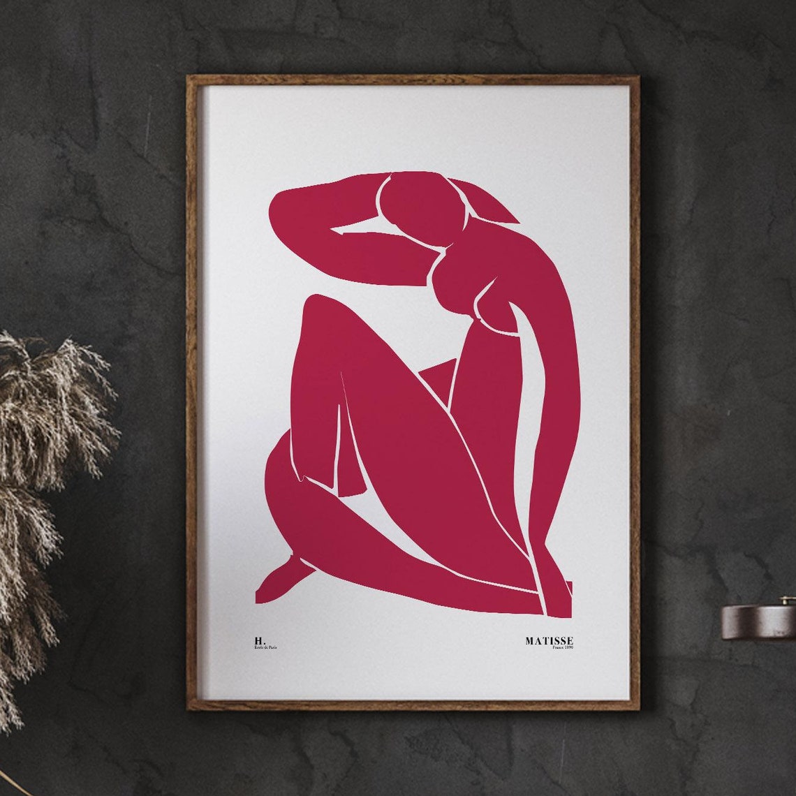 Matisse Premium Posters Pink Nude Tate Modern Henri Cutout Exhibition Poster Instant