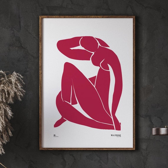 Matisse Premium Posters Pink Nude Tate Modern Henri Cutout Exhibition Poster Instant