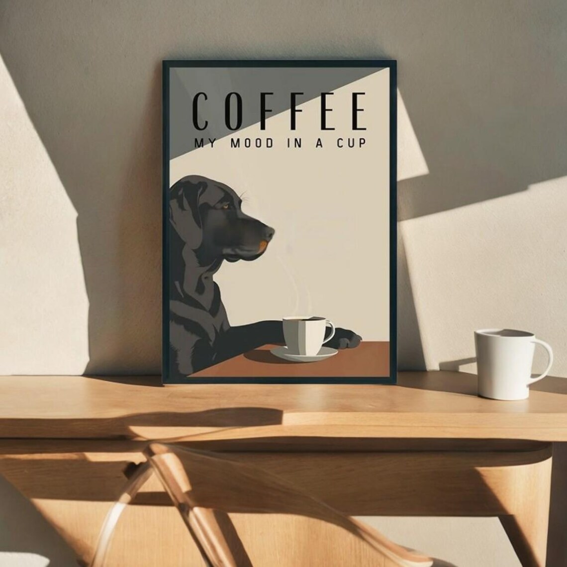 Animal Printed Painting, Cafe Decor Poster