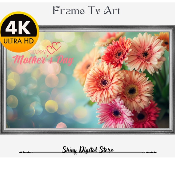 Happy Mothers Day 2024 Mothers Day Frame Picture Frame Tv Art Mothers Day Frame Tv Art Mothers Day Mothers Day Home