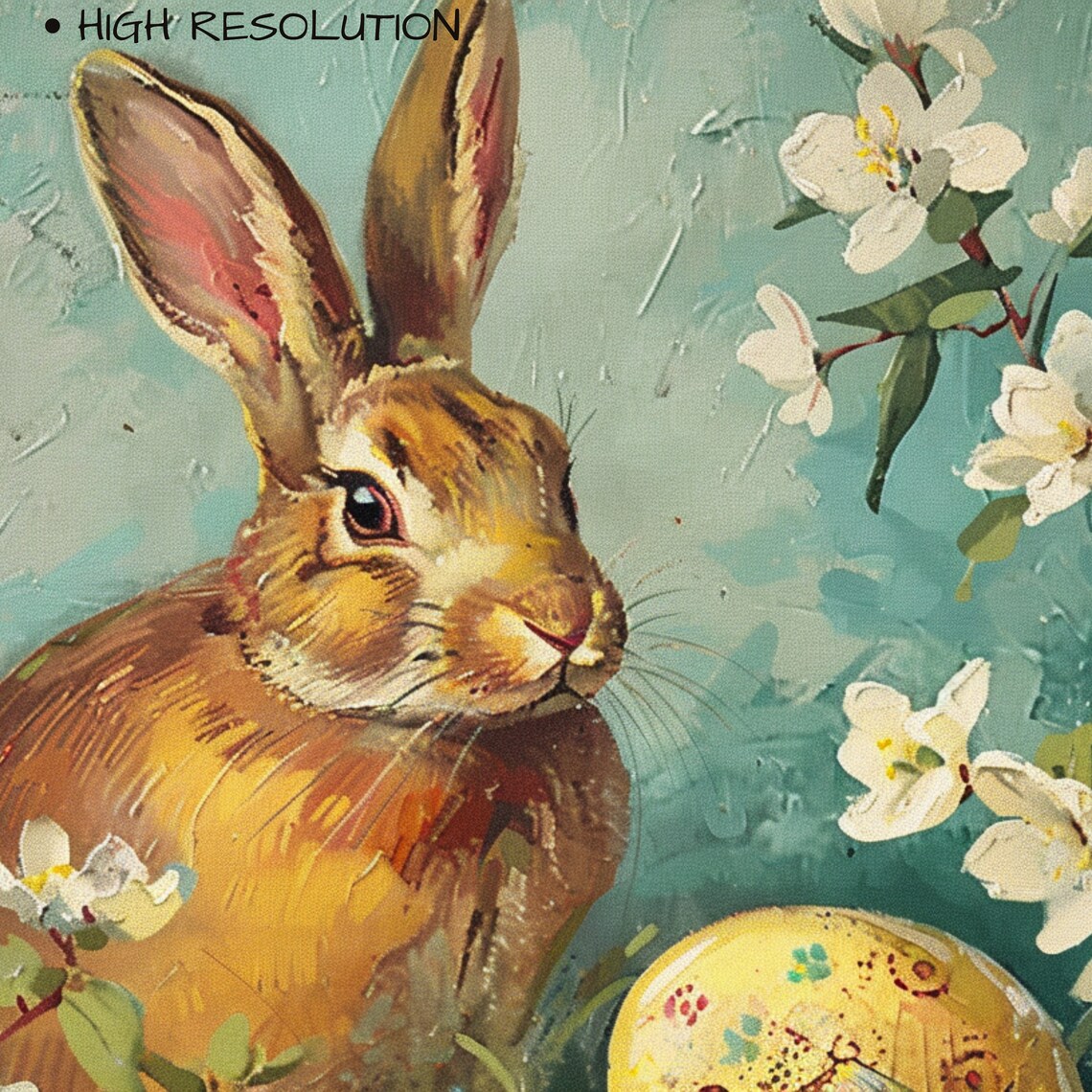 Easter Bunny Picture Frame, Cute Spring Decor - Image 3