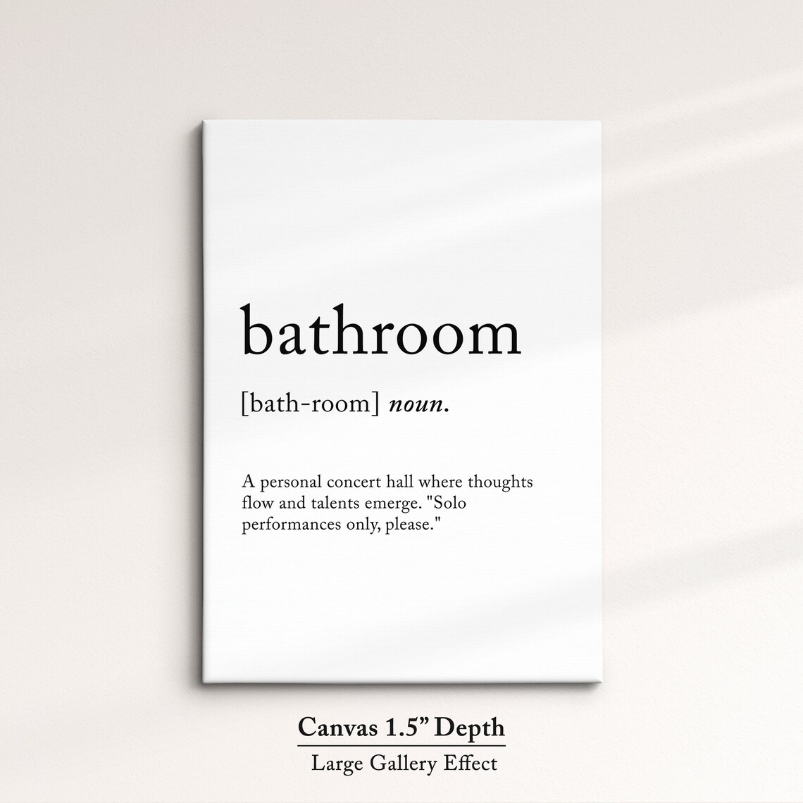 Bathroom Minimalist Definition Quote Word Art Framed Print Framed Female Wall Art Lady Poster Feminine Home Decor Gifts For Her - Image 2