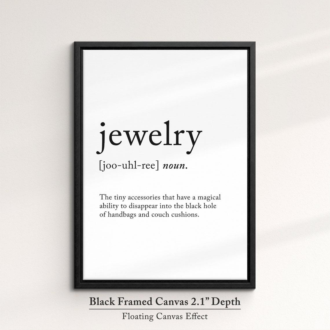 Jewelry Dictionary Definition Funny Accessories Quote Wall Poster - Image 2