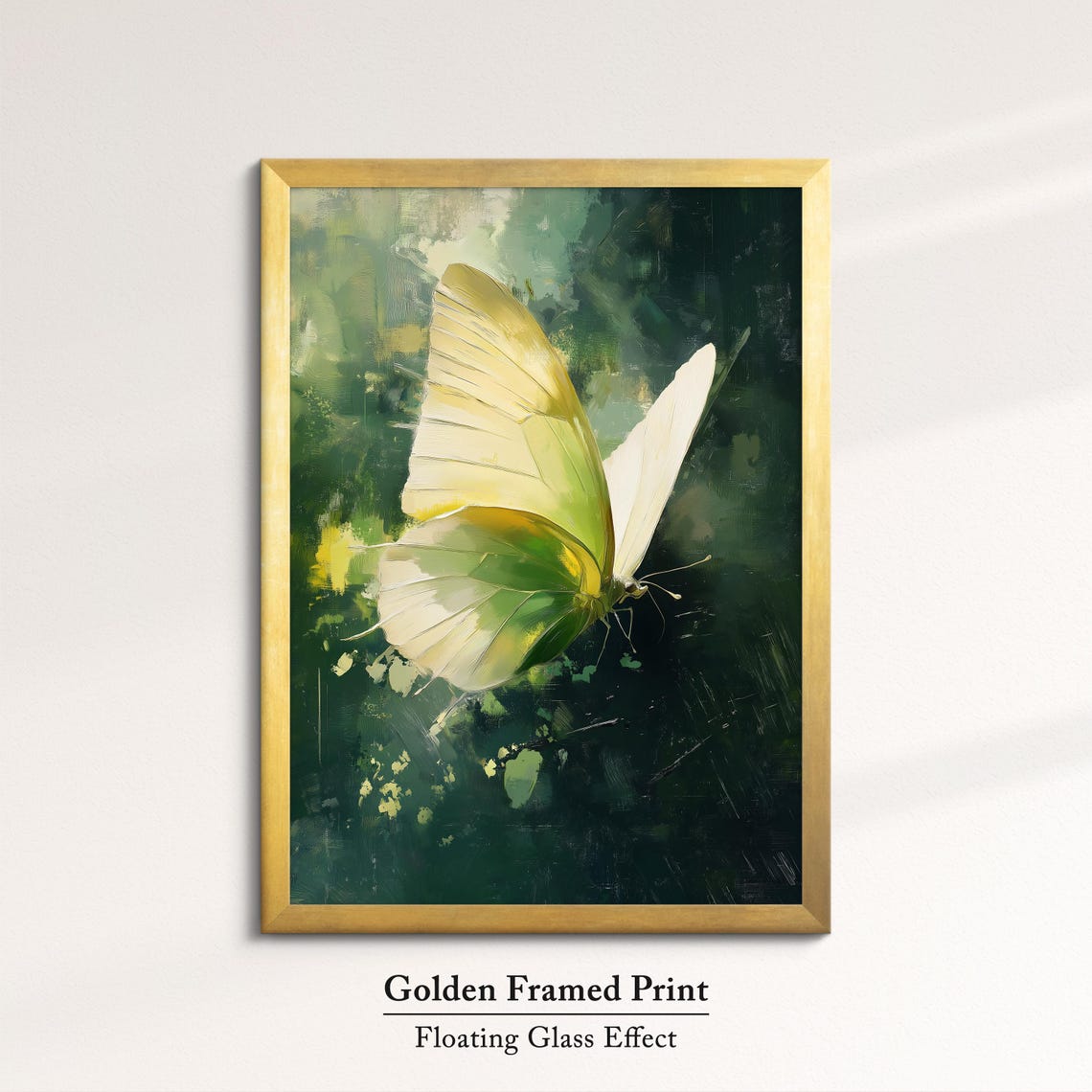 Colorful Butterfly Abstract Oil Painting Framed Print Framed Portrait Wall Art Poster Home Decor Interior Butterfly Lover Gift - Image 5