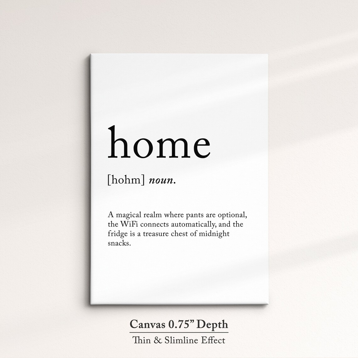 Home Funny Definition Dictionary Quote Minimalist Framed Print Framed Wall Art Poster Home Decor Interior Funny Gifts For Her - Image 4