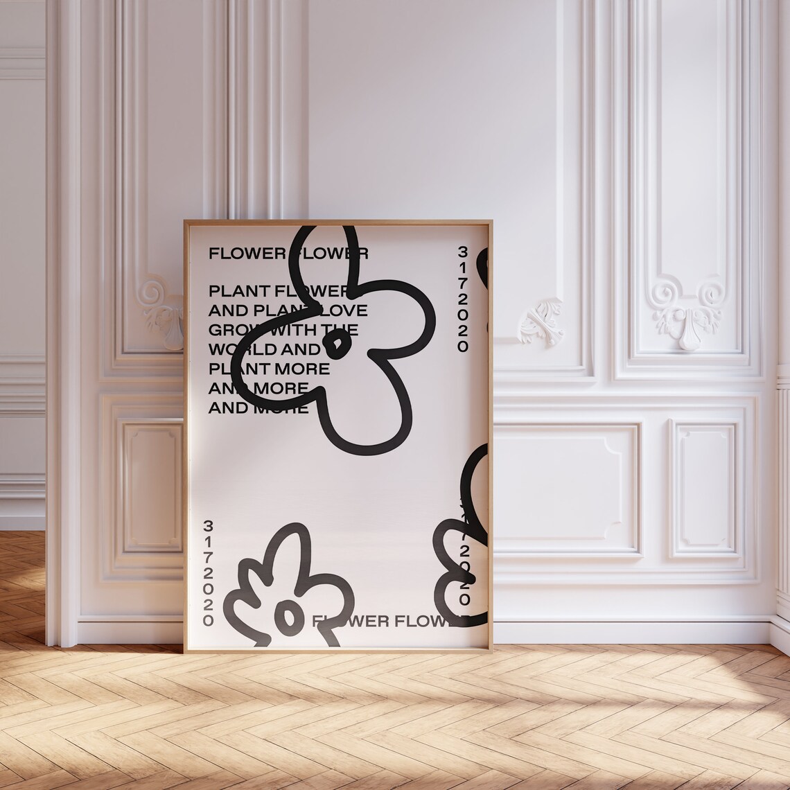Plant Flower And Plant Love Floral Manifesto Quote Art Poster - Image 2
