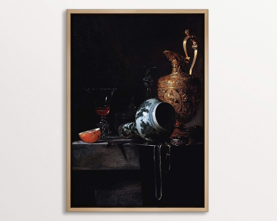 Baroque Still Life, Dark Academia Vintage Decor