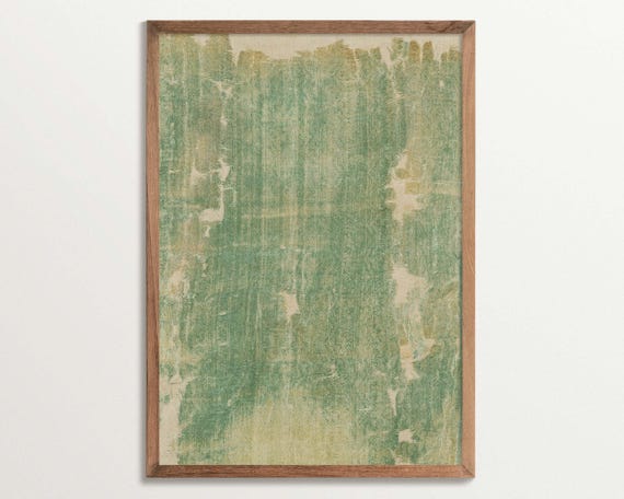 Wabi Sabi Home Decor Vintage Textile Art Print